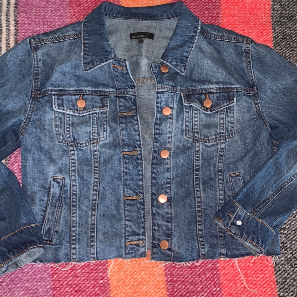 Nordstrom • SeeThruSoul Frayed Jean Jacket